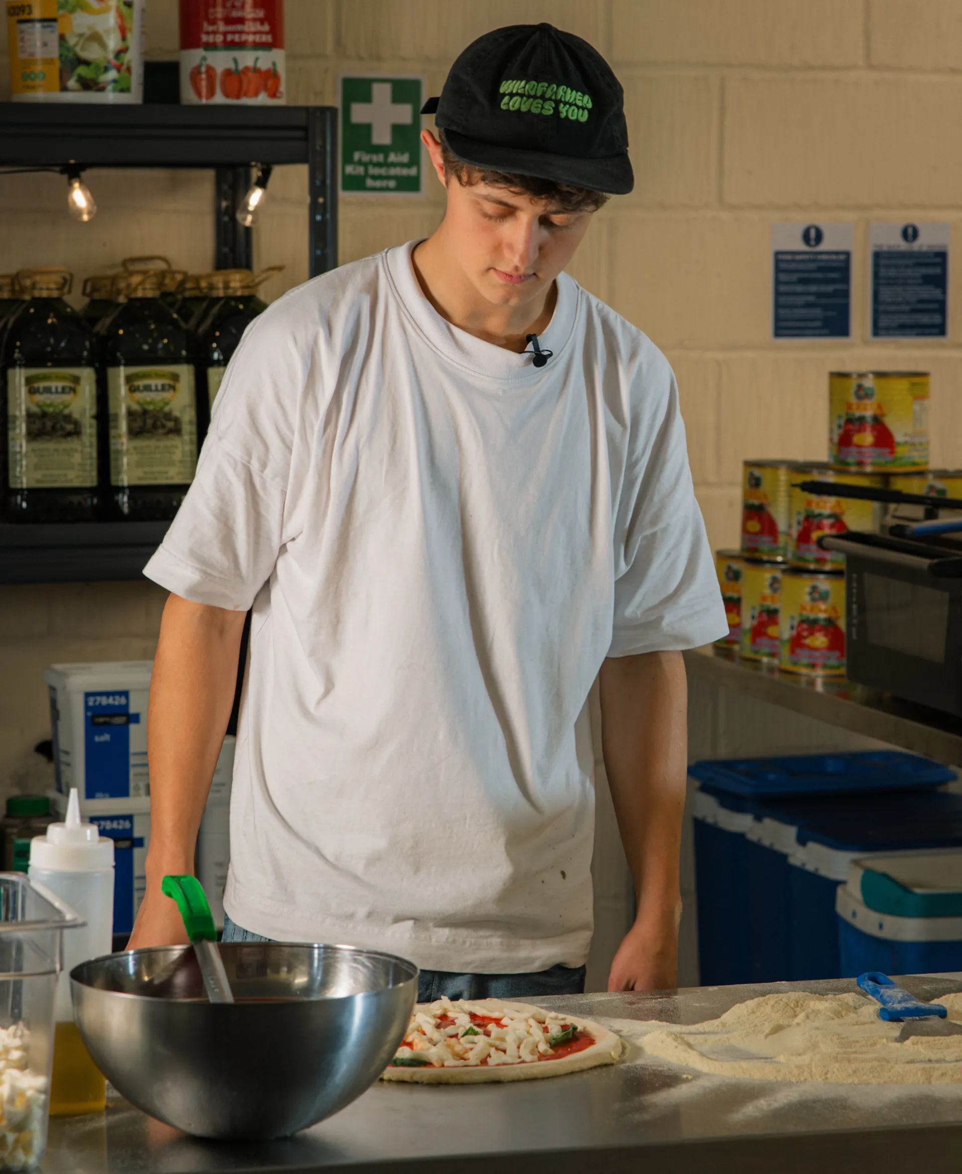 Fornoza pizza catering setup at a Windsor event