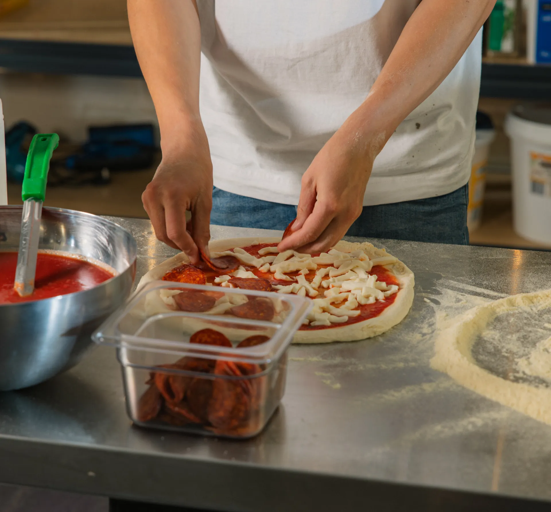 Fornoza pizza catering setup at a Bracknell event