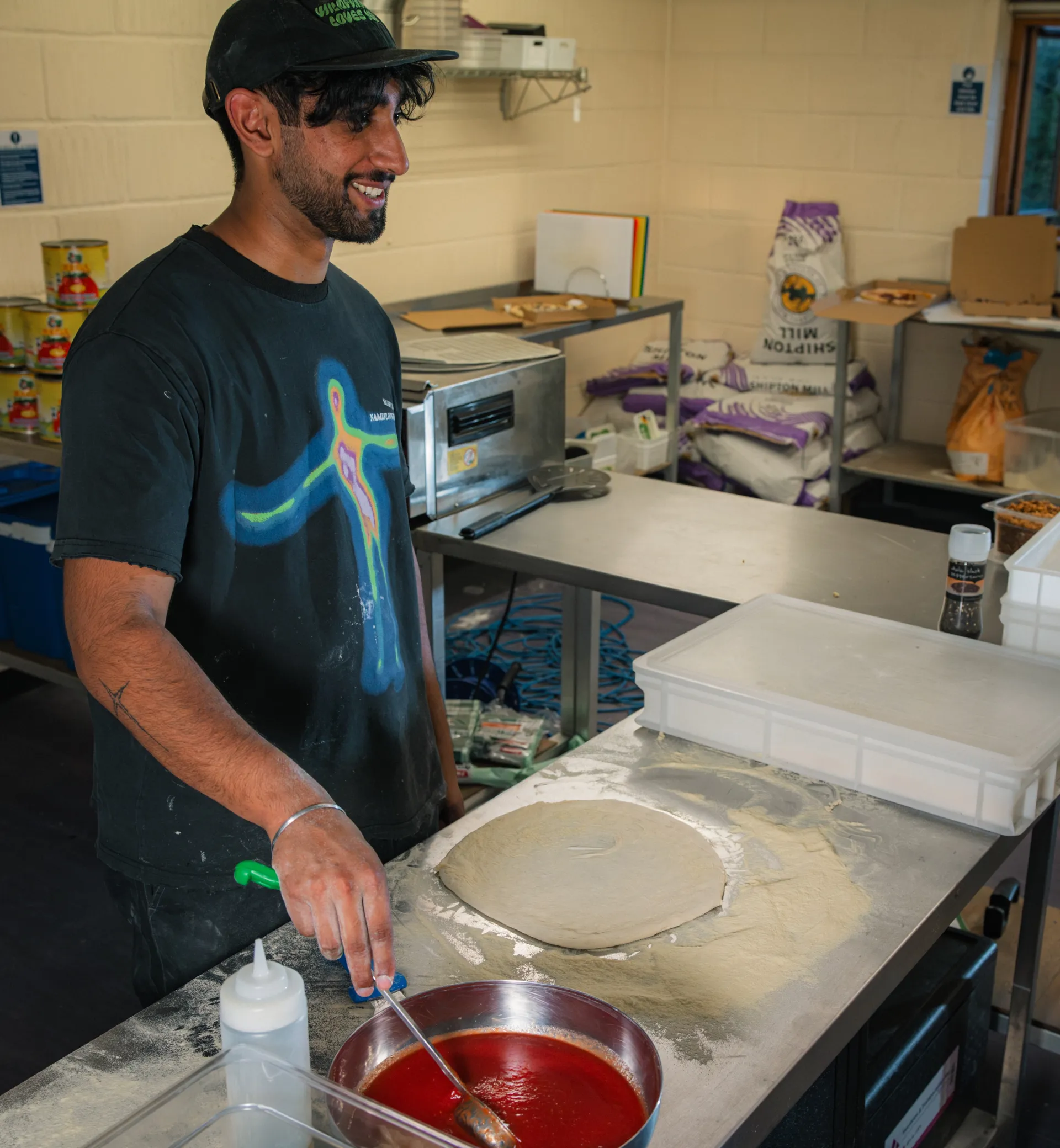 Fornoza pizza catering setup at a Henley-on-Thames event