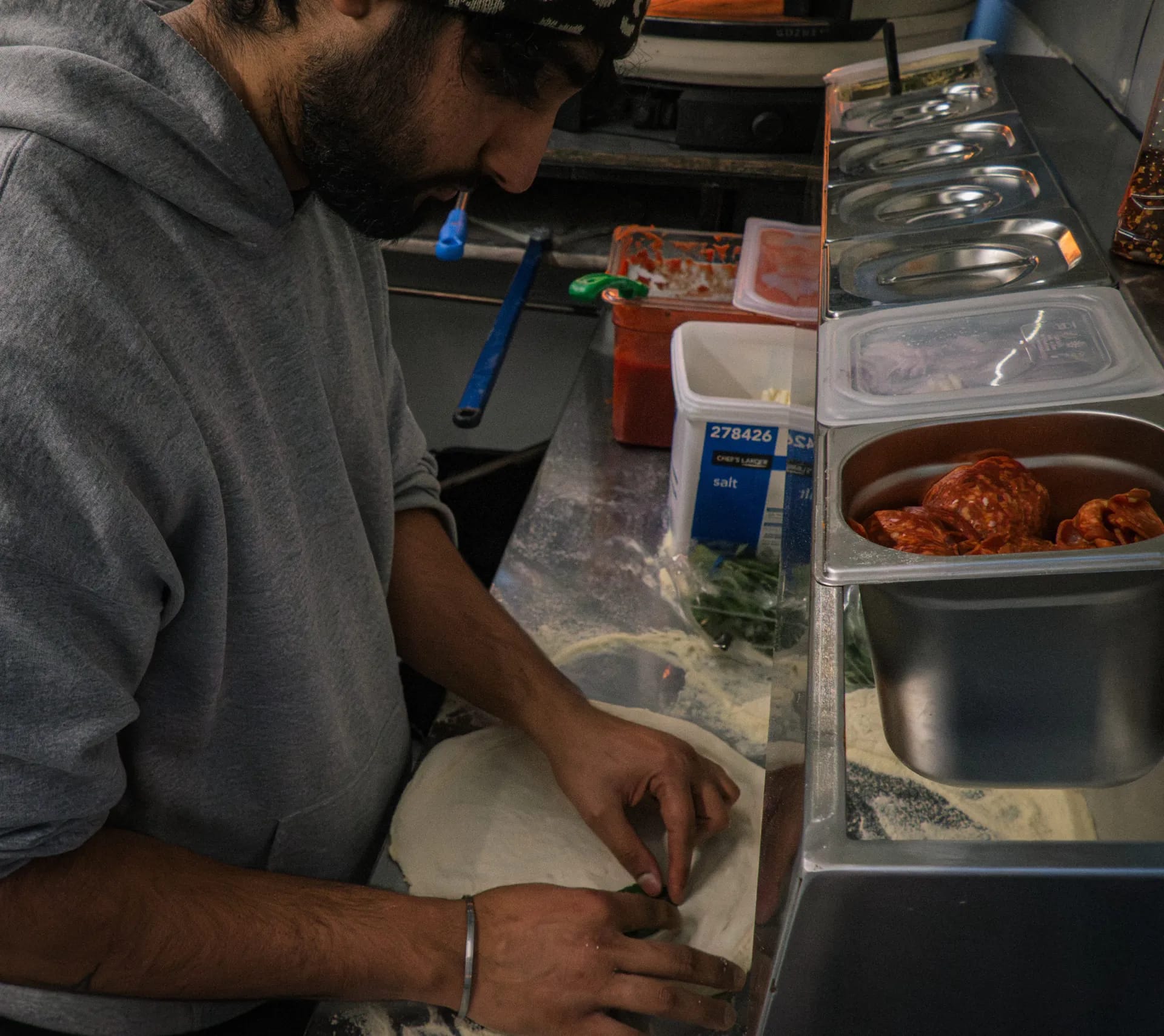 Fornoza pizza catering setup at a Maidenhead event